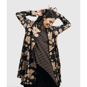 NWT Alembika velour Floral Jacket Womens 4 Retail $335